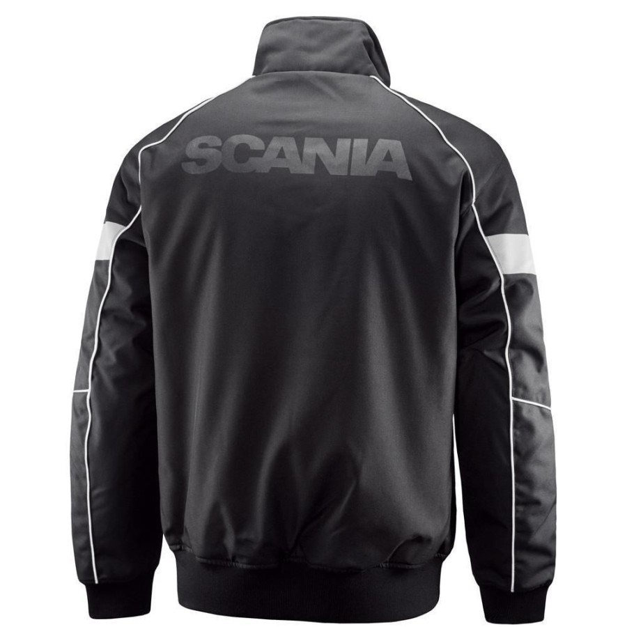 Vaatteet SCANIA Takit Ja Liivit | Men'S Black Truck Jacket 2.0