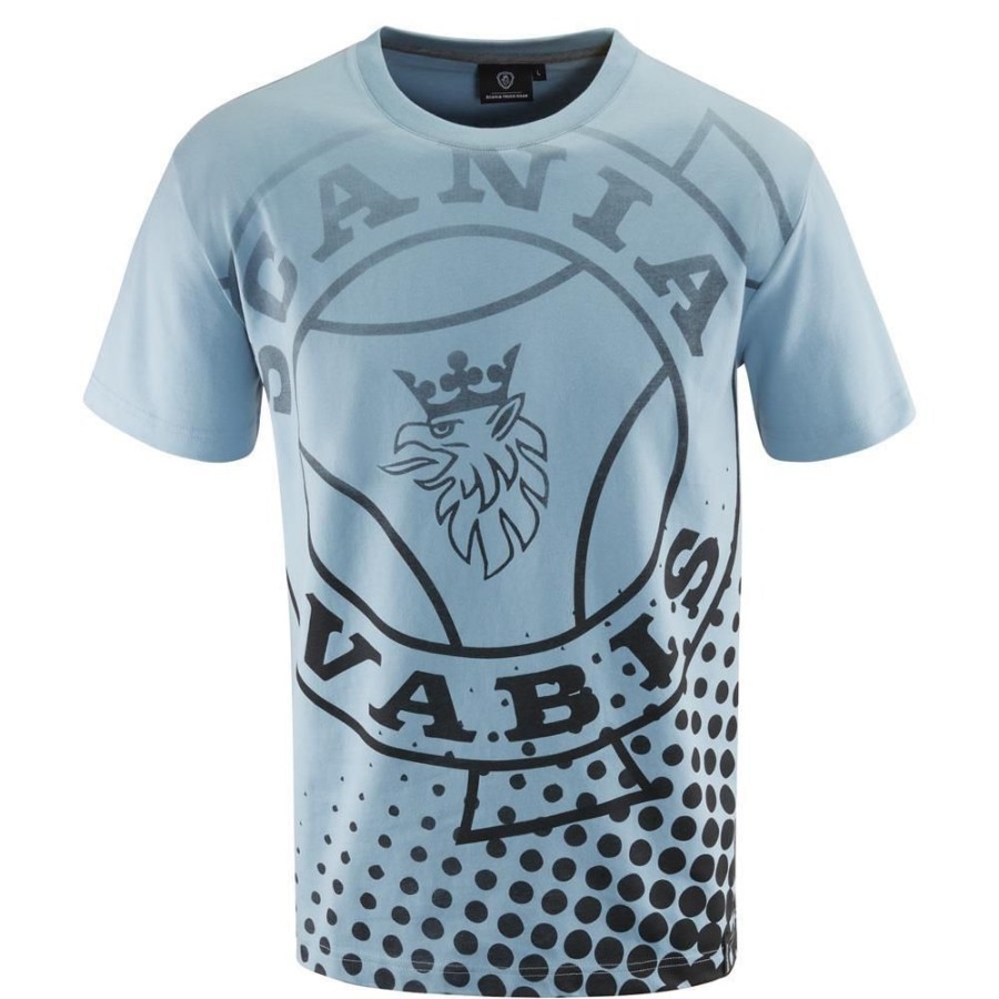 Vaatteet SCANIA T-Paidat | Men'S Blue Regular Grand Vabis T-Shirt